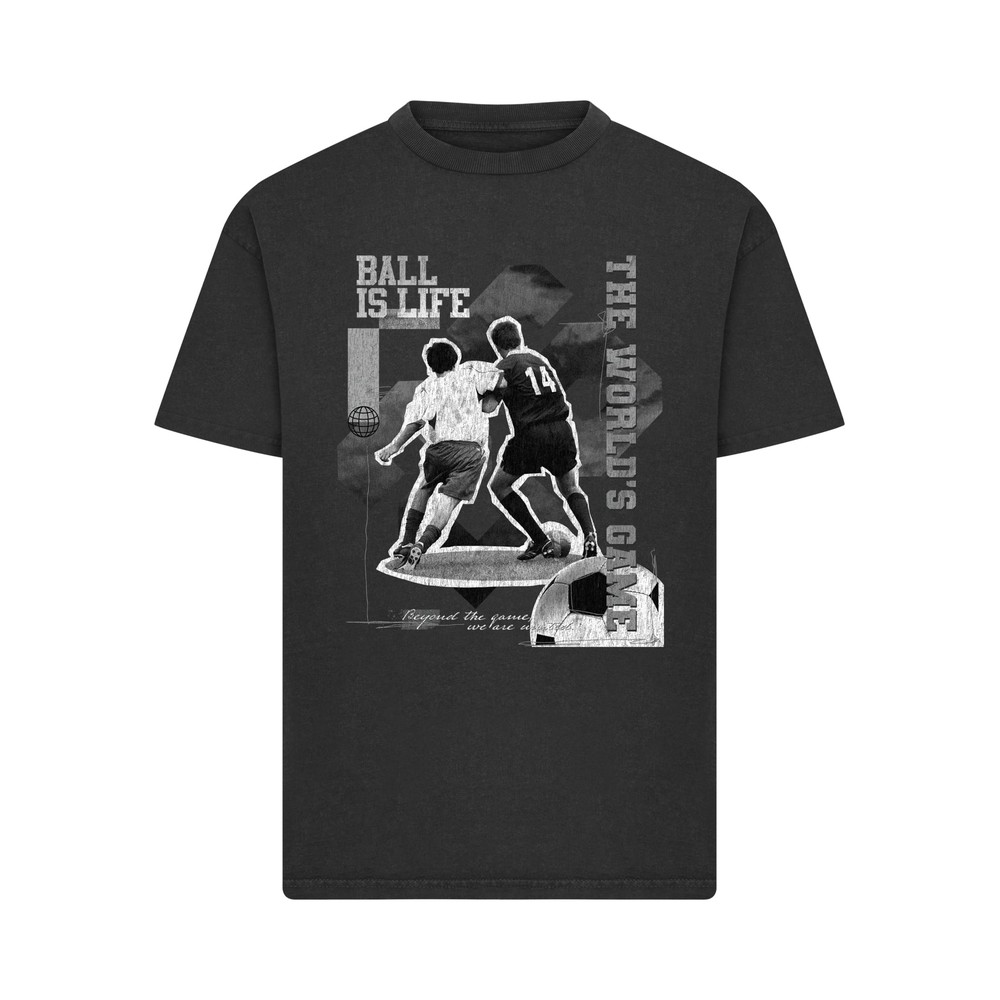 Mister Tee - Ball Is Life Vintage Heavy Loose Tshirt Homme - Noir